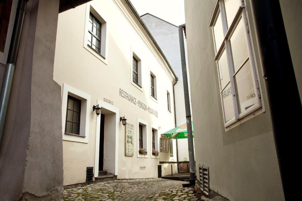 Penzion A Restaurace Modra Ruze Tábor Exterior photo